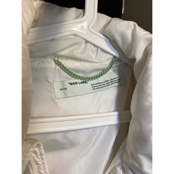 Off-White Puffer Anorak Jacket size L - Picture 2 of 7